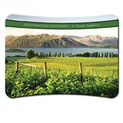10' Concave Tension Fabric Trade Show Display with Full Color Graphic Skin