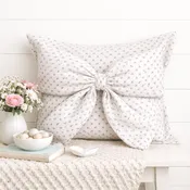 Floral Flannel Snap-It Bow – Interchangeable Pillow &amp;amp; Bag Accessory
