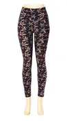Hummingbirds & Feathers Yoga Band Legging