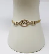 10K Love Chain Bracelet #YJAD3G