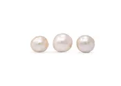 3 pearl set of light peach Japan Kasumi pearls