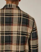 7 Diamonds Generation Long Sleeve Plaid Soft Knit Shirt- Petrol Navy
