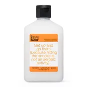 Get up and go foam (because hitting the snooze is not an aerobic activity). <b>body scrub</b>