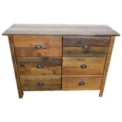 Barnwood Dresser With Large Drawers