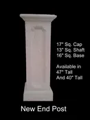 47″ End Post
