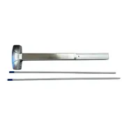A7760V 36 84 LHR US32D - Surface Vertical Rod Exit Device - Exit Only - 36x84 - Left Hand Reverse - Satin Stainless