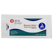 1/4″ x 3″ SecureStrip Adhesive Wound Closures, 3 per pouch
