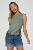 Another Love Side Ruched Tank