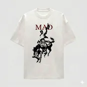 Mad Bomber American Bronc Rider Graphic Tee