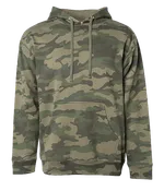 8.5 oz CAMO MIDWEIGHT PULLOVER HOODIES Standard Fit.