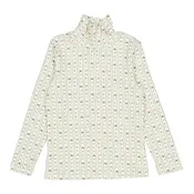 1984 Blue Circus Print Turtleneck