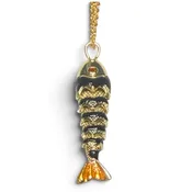 Abundance Fish Necklace - Black