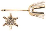 4600CL<br>Light 6 Prong Stud<br>Friction<br>Priced per piece, for the pair order 2