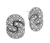 All Diamond Large Duet Earrings