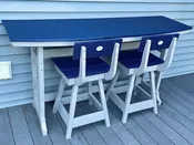 21″D x 60″W Bar Bar Height