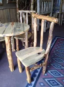Aspen and Beetle Kill Pine Highlands  Dining Chair