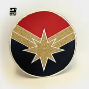 Captain Marvel Themed Superhero Shield