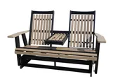Amish Buggy Buy 5′ Contemporary Glider with console