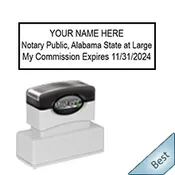 Alabama Notary Pre-Inked Expiration Stamp