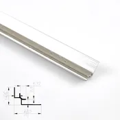 3mm Aluminum Inside Corner Trim for PVC Wall Panels