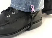 Breast Cancer Boot Straps Set