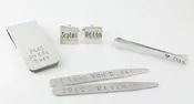 Cufflinks, Money Clip, Collar Stays, Tie Bar Accessories Gift Pack — The Silver Diva