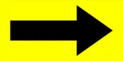 Arrow Floor Sign