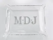 Acrylic Jewelry Tray with Free Monogram
