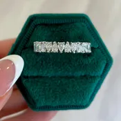 Alternating Pear Diamond Half Eternity Band, 1.16 CTTW