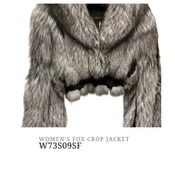 Women’s Cropped Fox Fur Jacket