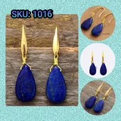 SKU: 1016 Water droplet-shaped lapis lazuli pendants
