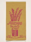 Asparagus. Why Does It Do That? Dish Towel
