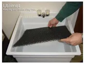 Utilimat – Drain Protection Mat for Laundry Tubs, Sinks &amp;amp; Floor Drains