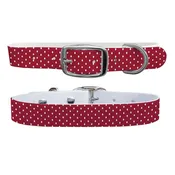 Alabama Team Spirit Polka Dot Dog Collar