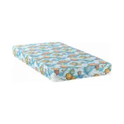 5″ Twin Balloon Foam Mattress With Wood Bunkie Blue