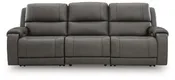 5Z - Pittson 3-Piece Power Sectional Reclining Sofa Leather