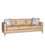 1733 Series Leather Stationary Sofa by Mayo Furniture — Carroll's Furniture