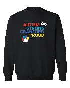 Autism Strong Cranford Proud Crewneck Sweatshirt