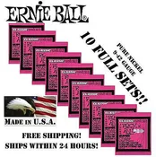 10 PACK ERNIE BALL 2253 CLASSIC ROCK N ROLL SUPER SLINKY ELECTRIC GUITAR STRINGS