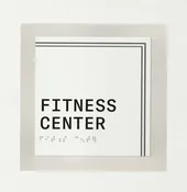 ADA Fitness Center Sign