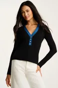 PURE PIMA RIB V HENLEY