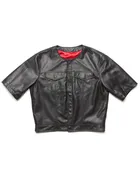 415 Leather 3/4 Sleeve Vest/Jacket