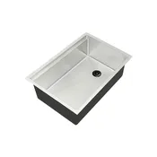 28" Undermount Workstation Sink – 16 Gauge Stainless Steel Single Bowl – 10" Deep – Reversible – Seamless Drain (5LS28c-10)