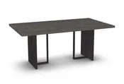 Ario Wood and Metal Dining Table