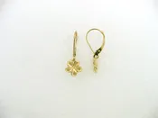 Plumeria #1 lever back earrings