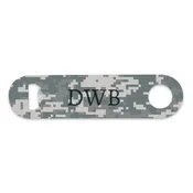 Bar Style Personalized Bottle Opener with Monogram