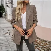 Lapel Buttoned Blazer