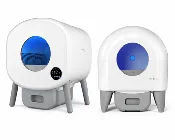 Cumrige Automatic Self-Cleaning Cat Litter Box Bundle (M2 + M4) – Multi-Cat Household, Odor Control Smart Cat Toilet for Lazy Pet Owners