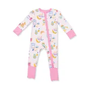 Angel Dear Breakfast Club Pink Convertible Romper
