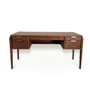 Apollo Solid Wood Executive Desk - Handcrafted in Columbus, Ohio
